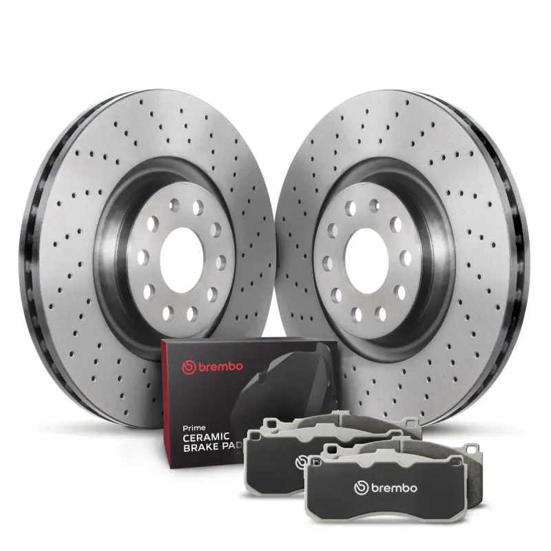 Brembo Oe Front Brake Kit For Audi A3 Quattro (2015–2020), S3 (2015–2020), Golf R (2015–2021), Gti (2015–2021) 1