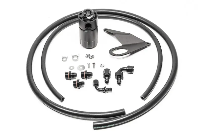 Radium Engineering Crankcase Ventilation Catch Can Kit For 2008–2009 Mitsubishi Lancer Evolution X — Fluid Lock Design 1
