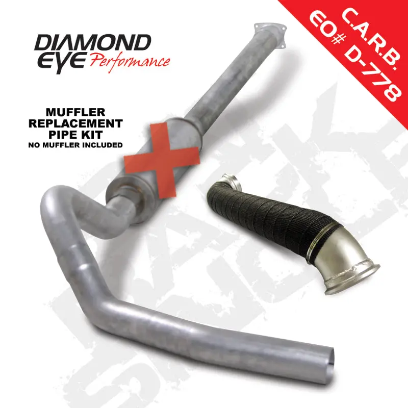 Diamond Eye 4-Inch Single Exhaust Conversion Kit For 2004–2005 Chevy/Gmc 6.6L Duramax 2500/3500 Trucks 1