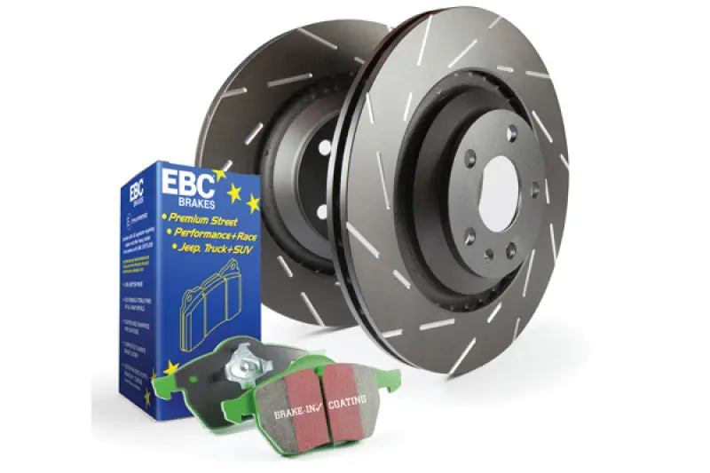Ebc S2 Greenstuff Brake Pad And Usr Slotted Rotor Kit – Universal Performance Package 1