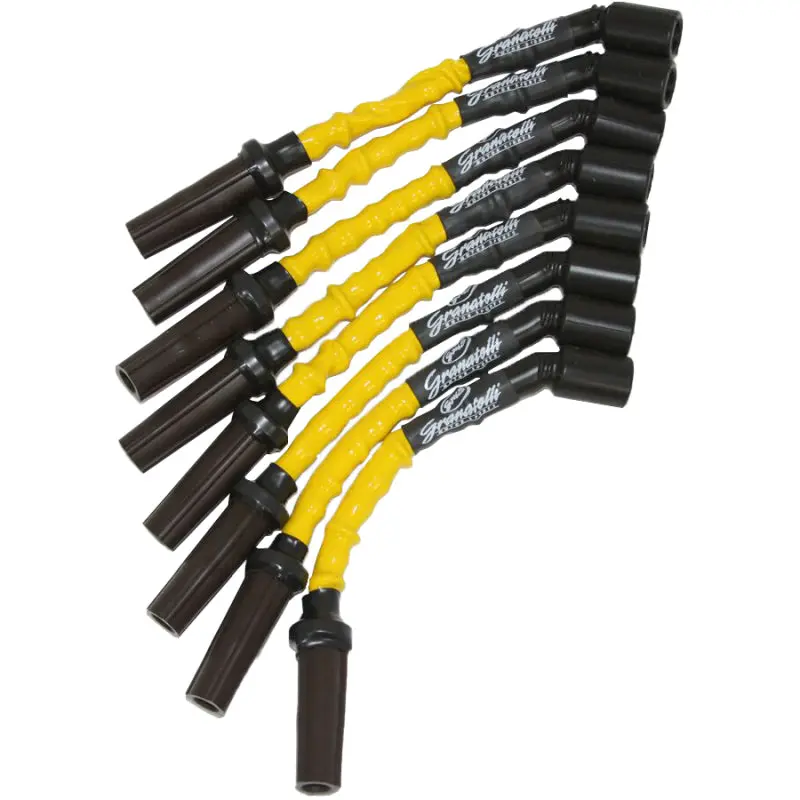 Granatelli High-Performance Ignition Wire Connector Kit For 2014–2023 Gm Lt1 6.2L Engines – Coil-Near-Plug Design, Yellow Jacket 1