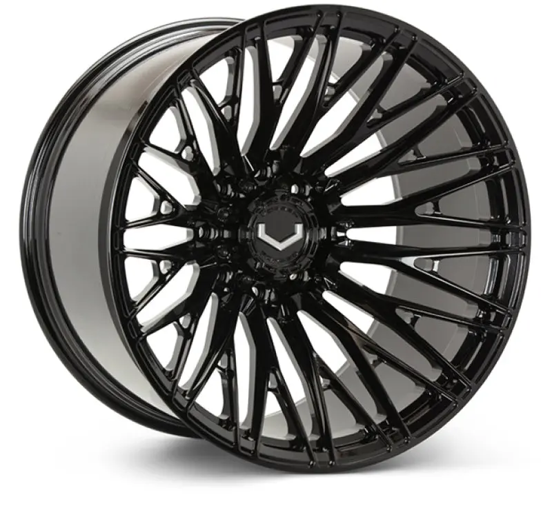 Vossen Vfx-04 Gloss Black Wheel – 24X10 Inches, 6X135 Bolt Pattern, Et25 Offset, 87.1Mm Center Bore, Deep Lip 1