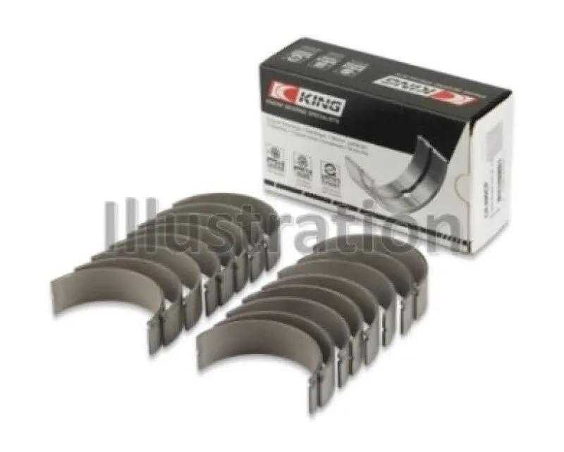 King Engine Bearings General Motors 379/395 16V (Size +0.75Mm) Connecting Rod Bearing Set 1