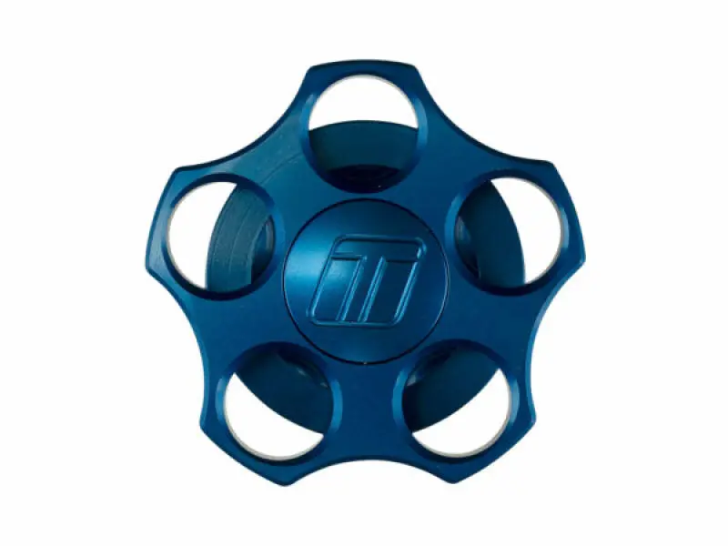 Turbosmart Ls Engine Oil Cap For Gm Vehicles – Notched Design, Blue Anodized Finish 1