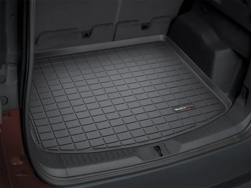 Weathertech Custom Cargo Liners For 2009+ Toyota Venza – Black Heavy-Duty Trim 1