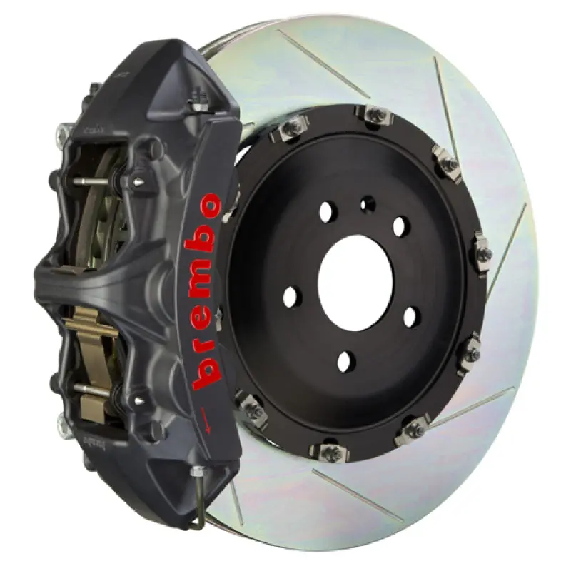 Brembo Gts Big Brake Kit For 2009–2013 Bmw X5M – Front, 6-Piston Calipers, 405X34Mm Two-Piece Slotted Rotors, Black Finish 1