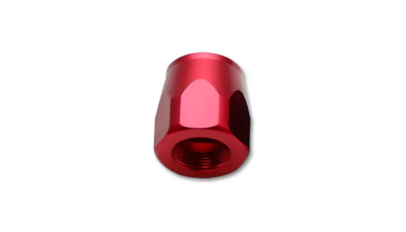 Vibrant -6An Hose End Socket – Red Anodized Aluminum Fitting 1