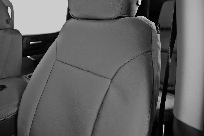Covercraft Endura Precisionfit Seat Covers For 2016–2023 Toyota Tacoma – Second Row, Silver/Silver 1