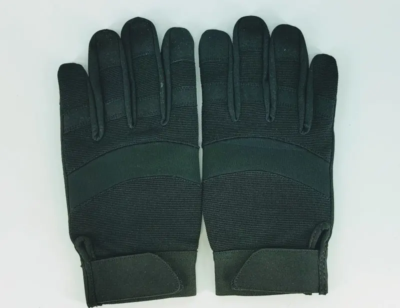 Granatelli Medium-Duty Mechanics Work Gloves – Black, Reinforced Palm 1
