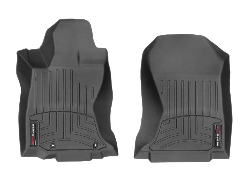 Weathertech Front Floor Liners For 2020–2024 Subaru Legacy & Outback — Precision-Fit, Black Thermoplastic Elastomer 1