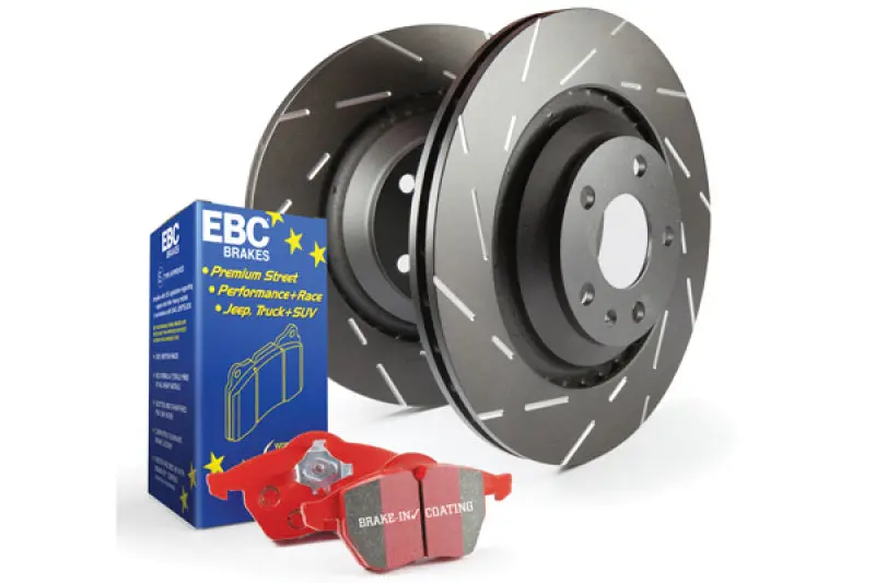 Ebc S4 Brake Kit – Redstuff Performance Pads And Usr Slotted Rotors 1