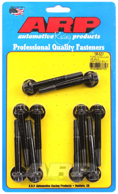 Arp Main Cap-Side Bolt Kit For Early Ford Modular V8 Cast Iron Blocks (M8) 1
