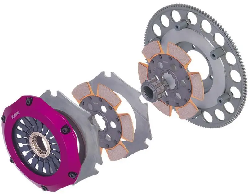 Exedy 2005-2005 Saab 9-2X Aero H4 Hyper Compe-D Twin Cerametallic Clutch Sprung Center Disc 1