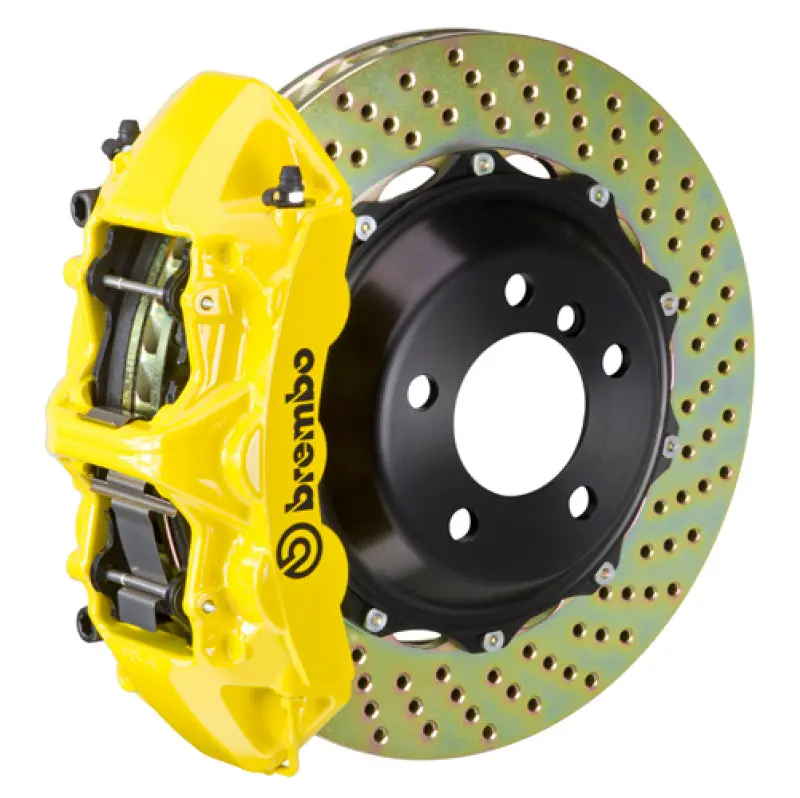 Brembo Gt Big Brake Kit For 1984–1987 Ferrari Testarossa — Front, 6-Piston Calipers, Drilled 380X32Mm Rotors 1