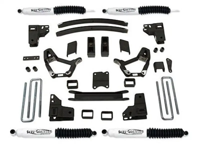 Tuff Country 4-Inch Lift Kit For 1986–1989 Toyota 4Runner With Wide Rear U-Bolts And Sx6000 Shocks 1