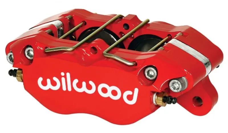 Wilwood Dynapro Caliper – 5.25-Inch Mount, Red Finish, 1.00-Inch Pistons, Compatible With .81-Inch Discs 1