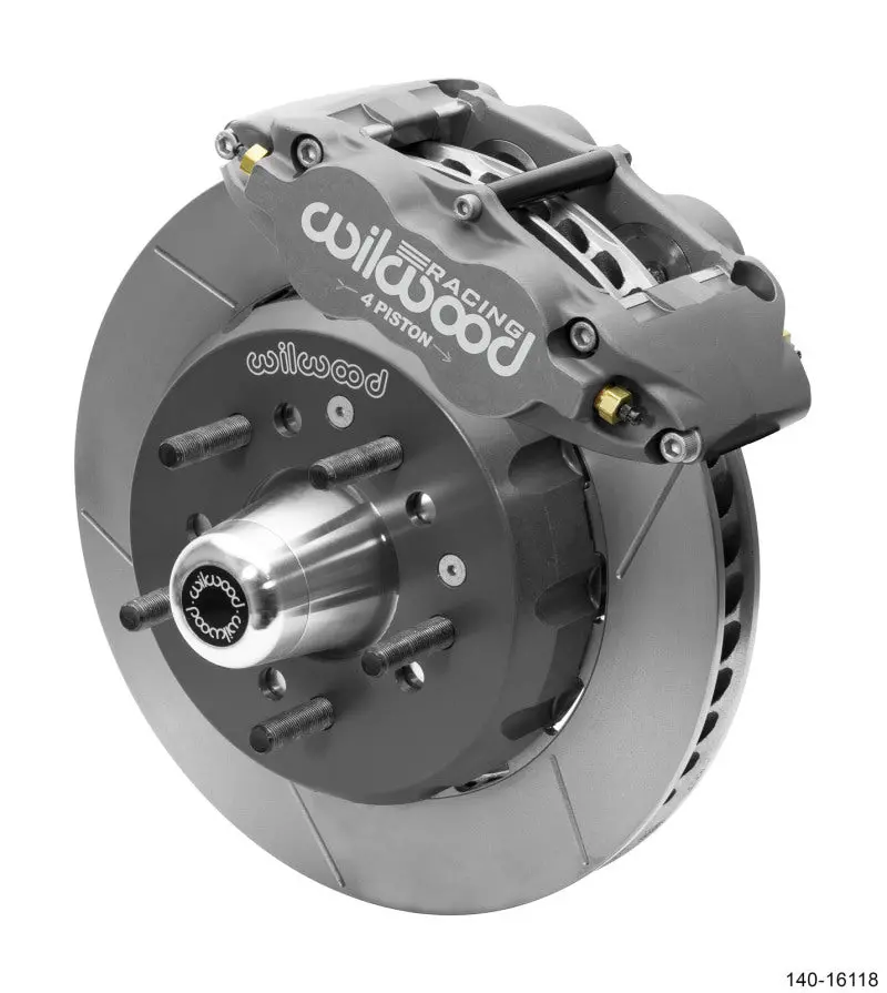 Wilwood Forged Superlite 4R Front Big Brake Kit For 1982–1992 Camaro – 13.06" Slotted Rotors With Hydraulic Lines 1