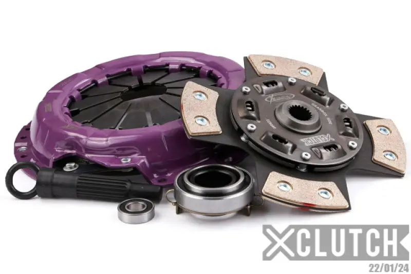 Xclutch 90-94 Plymouth Laser Rs 2.0L Stage 2R Extra Hd Sprung Ceramic Clutch Kit 1