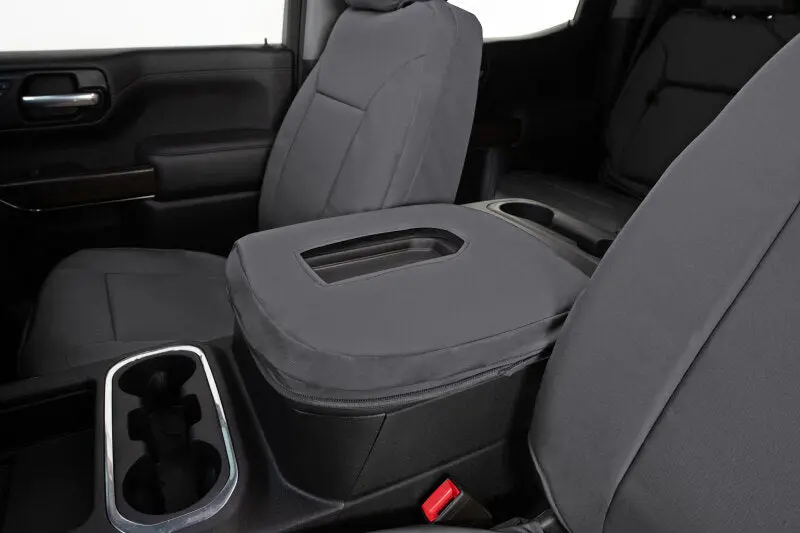 Covercraft Endura Precisionfit Seat Covers For 2016–2023 Toyota Tacoma – Second Row, Silver/Silver 2