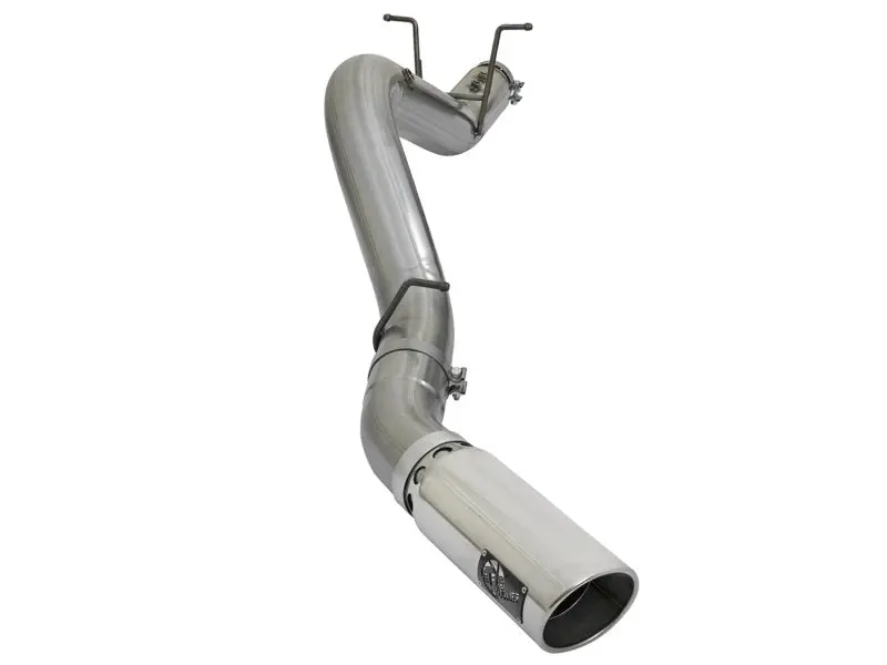 Afe Large-Bore 5-Inch Dpf-Back Exhaust System For 2017 Gm L5P Duramax 6.6L Diesel With Polished Stainless Steel Tip 1