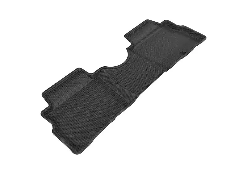 3D Maxpider All-Weather Floor Mats For 2011–2013 Kia Soul Kagu – 2Nd Row, Black Rubberized Design 1