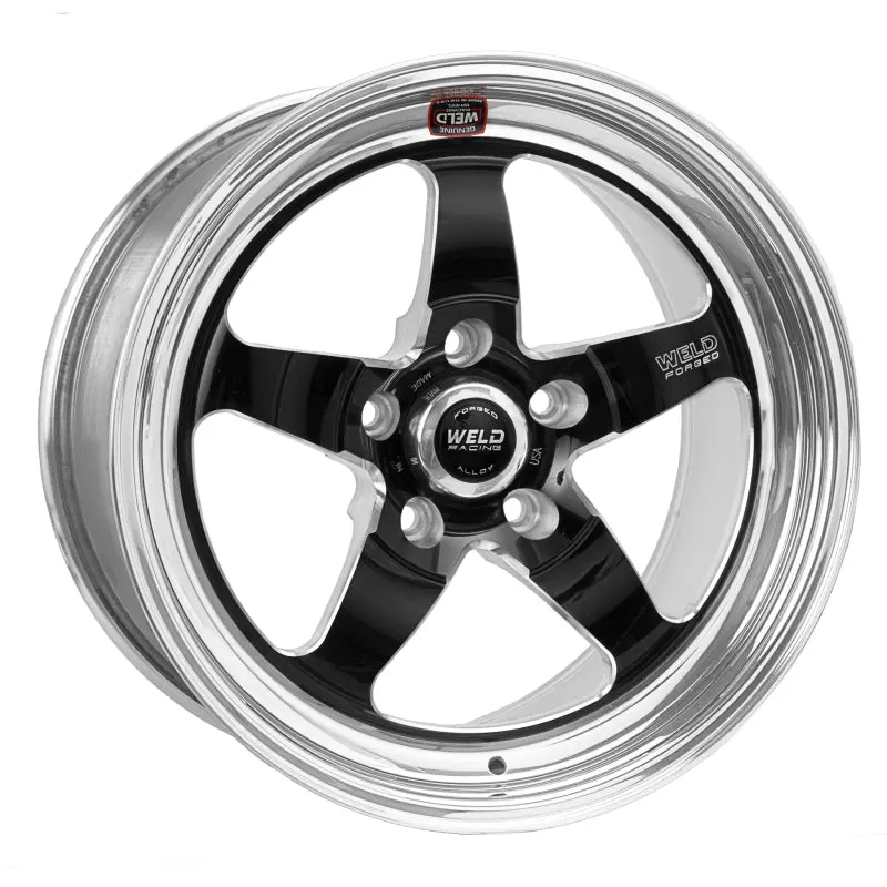 Weld S71 Black Flow-Formed Wheel – 18X8", 5X4.5", 5.7" Backspace, Low-Pad Finish (Non-Beadlock) 1