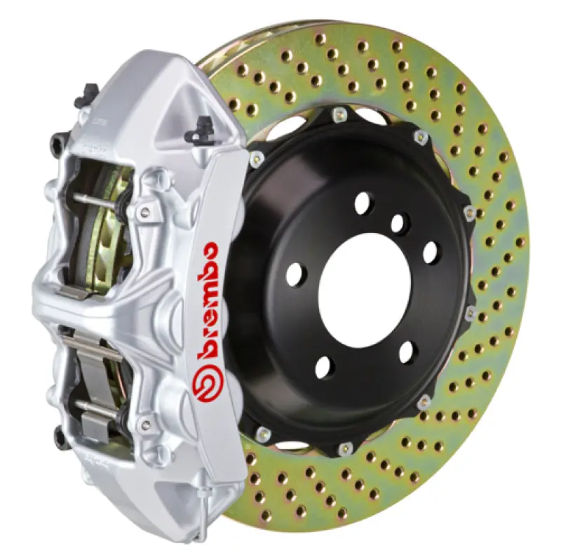 Brembo Gt Big Brake Kit For 2008–2009 Ferrari F430 Scuderia – Rear, 6-Piston Calipers, 380×32Mm Drilled Two-Piece Rotors 1
