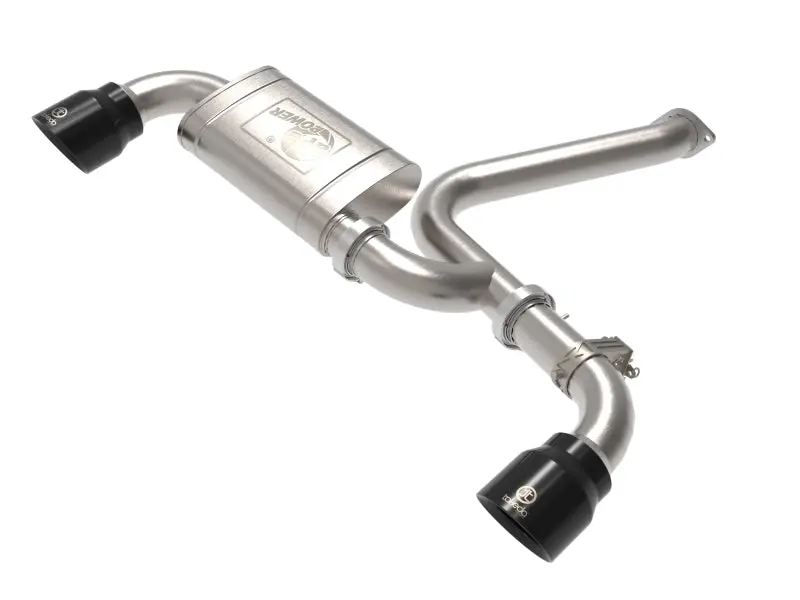 Afe Power Takeda 3-Inch Stainless Steel Axle-Back Exhaust System For 2022–2023 Hyundai Kona N — 2.0L Turbocharged L4, Includes Black Tips 1