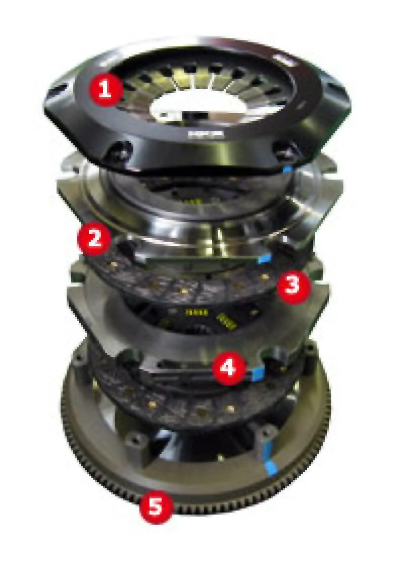 Hks Twin-Plate Clutch Kit For Mitsubishi 4B11 (Cz4A) Engines 1