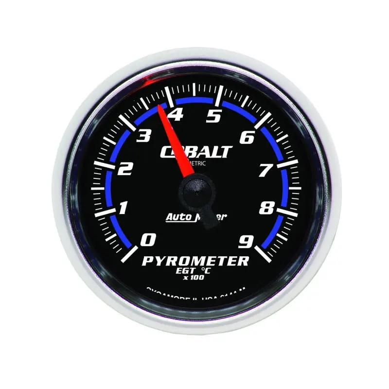Autometer Cobalt Series 2-1/16" Digital Pyrometer Gauge – 900°C Range With Electronic Sensor 1