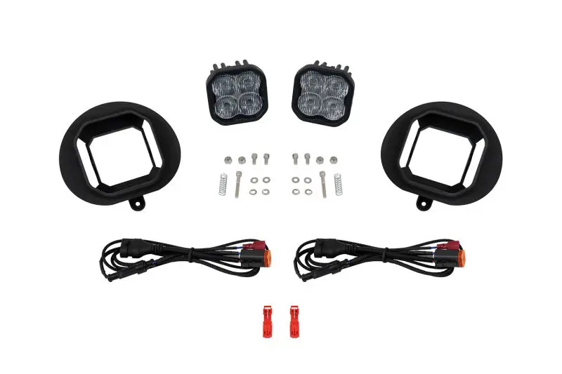 Diode Dynamics Ss3 Sport Fog Light Kit – Abl White Sae-Compliant, Fits 2003 Sierra 1