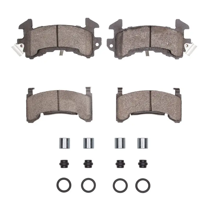 R1 Rear Semi-Metallic Brake Pad & Hardware Kit – For 1982–1988 Chevrolet Camaro 1