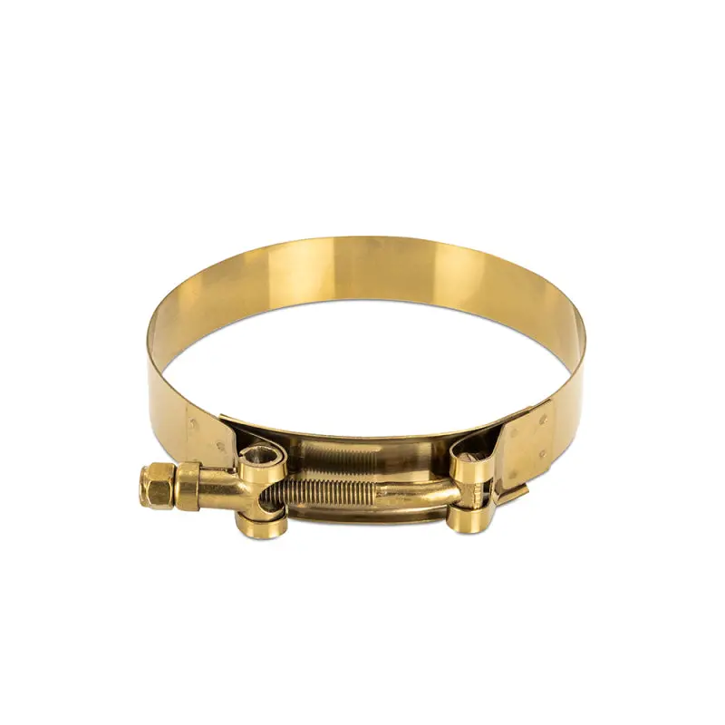 Mishimoto 2.75" Stainless Steel T-Bolt Clamps – Gold Finish 1