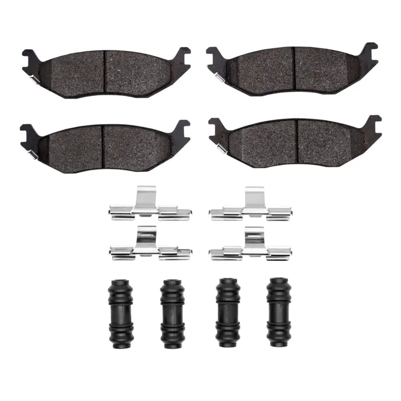 R1 Rear Performance Brake Pad & Hardware Kit For 2002–2024 Chrysler Aspen – Off-Road & Tow Use 1