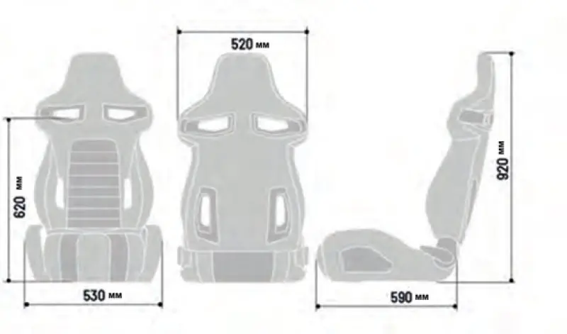 Sparco R333 Racing Seat — Black, 2021 Model Year 1