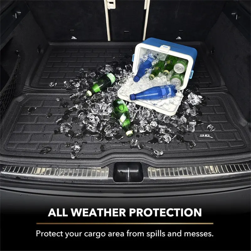 3D Maxpider Custom Fit Cargo Liner For 2021–2024 Volkswagen Id.4 Kagu — Black, Adjustable Upper Floor Position 2