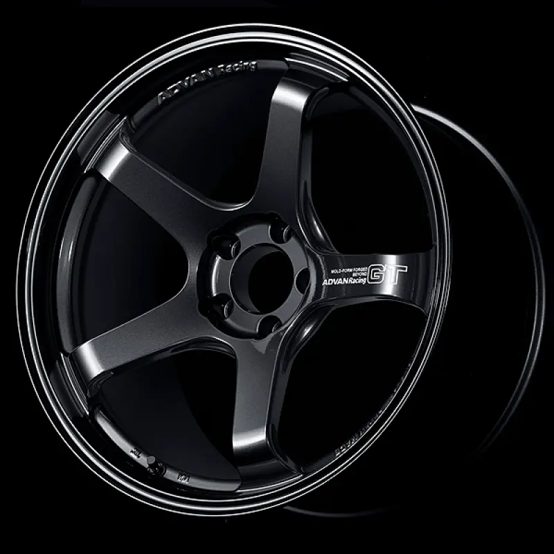 Advan Gt Beyond Forged Aluminum Wheel – 19X10.5", +24 Offset, 5X114.3, Titanium Black Finish 1