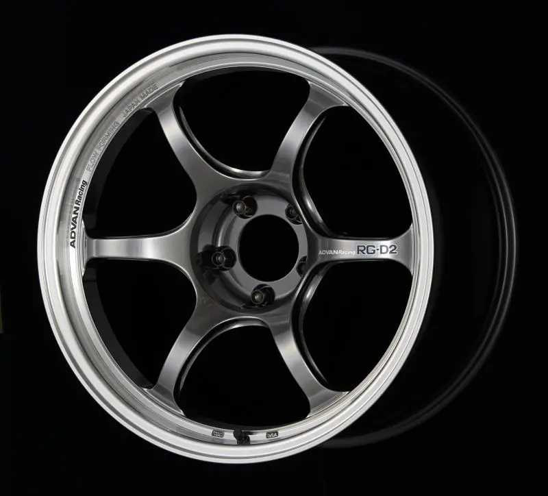 Advan Rg-D2 Racing Wheel – 16X5.5", +38Mm Offset, 4X100 Pcd, Hyper Black Finish 1