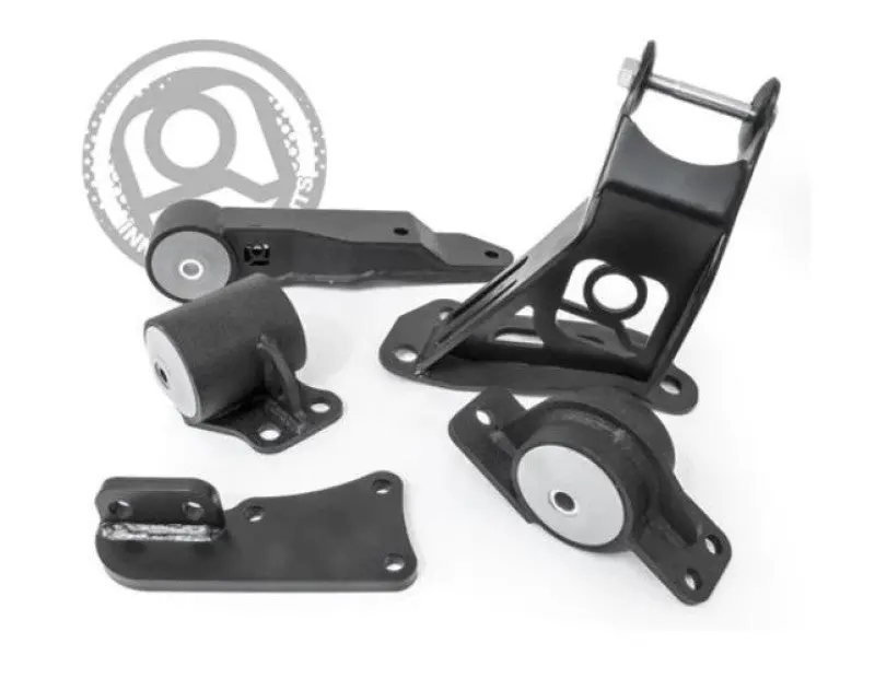 Innovative K-Series Motor Mount Kit For 2000–2007 Honda Insight — Black Steel Brackets With 95A Durometer Bushings (Automatic-To-Manual Conversion) 1