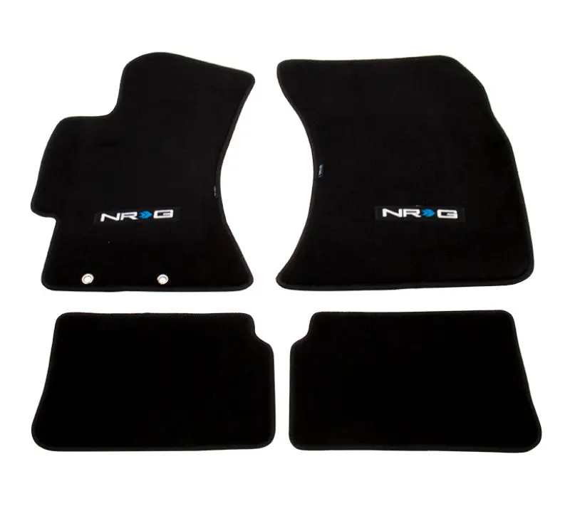 Nrg Custom Floor Mats – Logo-Emblazoned, 4-Piece Set For 2009–2011 Subaru Impreza Wrx/Sti 2