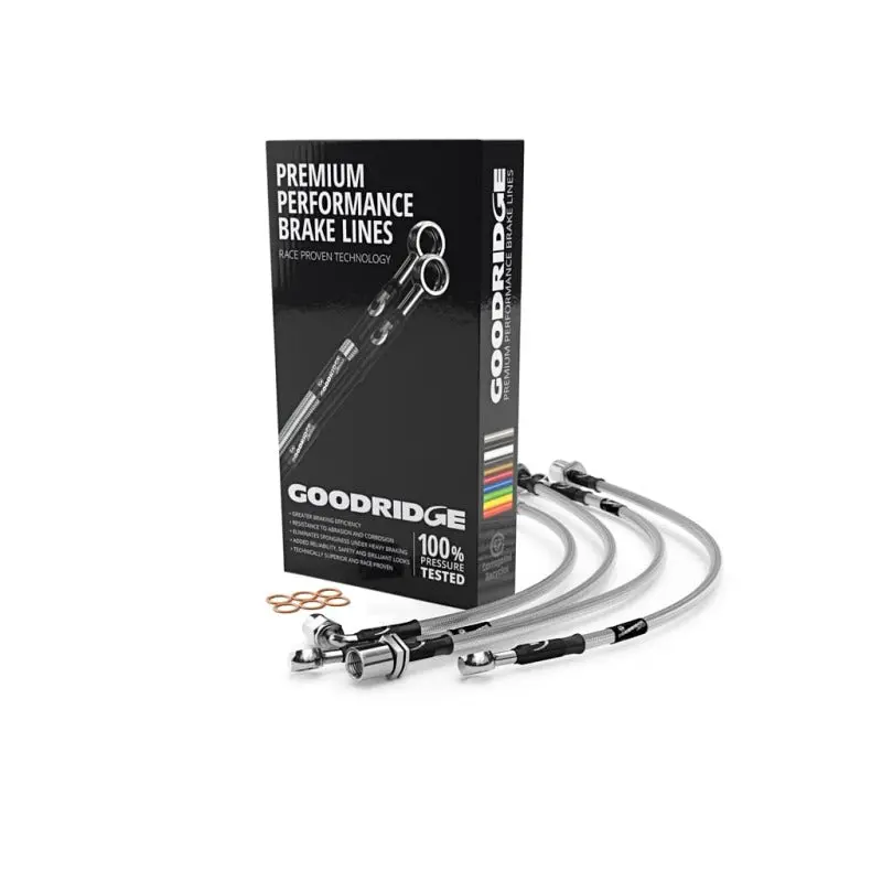 Goodridge Stainless Steel Extended Brake Lines For 2013–2019 Lexus Lx 570 (2-Inch Extension) 1