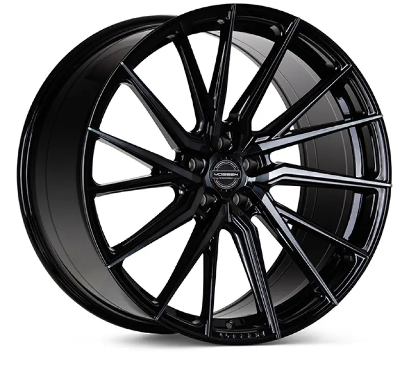 Vossen Hf-4T Gloss Black Wheel – 20X9 Inches, 5X112 Bolt Pattern, Et25 Offset, Flat Face, 66.5Mm Bore, Tinted Finish (Right Side) 1