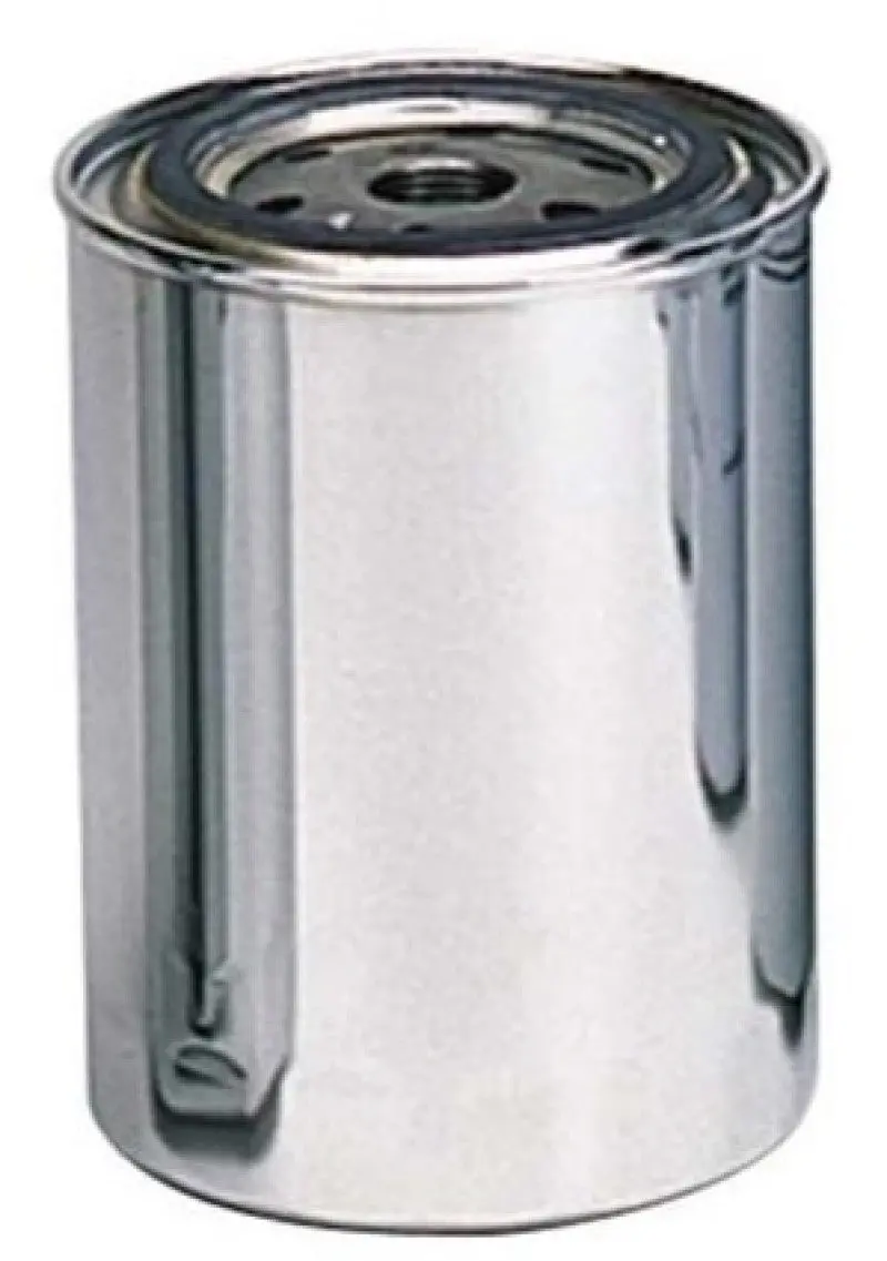 Moroso Chrome Oil Filter – 3/4" Thread, 5.25" Height, Universal Fit For Ford/Mopar/Imports 1