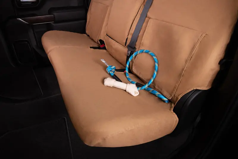 Covercraft 04-06 Toyota Highlander Polycotton Seatsaver Custom Front Row Seat Covers - Tan 2