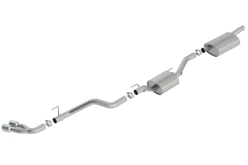 Borla Touring Dual-Side Cat-Back Exhaust For 2020 Jeep Gladiator Jt 3.6L V6 Awd – Chrome Tips 1