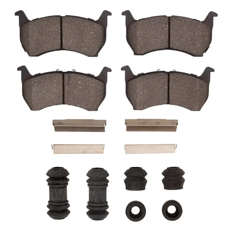 R1 83-87 Mazda 626 Front Semi Met Pads & Hardware Kit 1