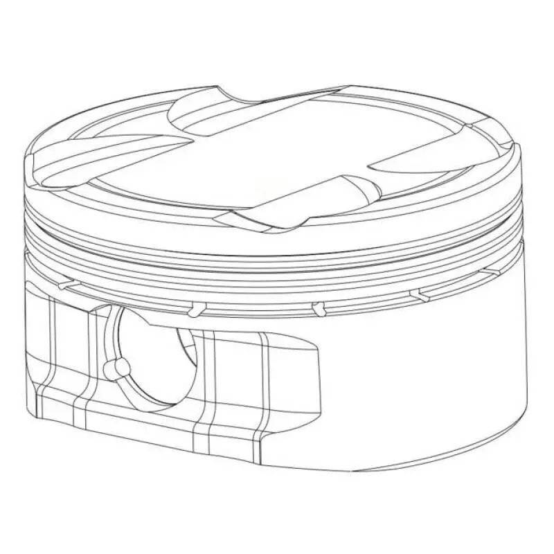 Cp Pistons & Rings For Audi/Vw 1.8L 20V — 82.5Mm Bore (+1.5Mm), 86.4Mm Stroke, 8.5:1 Compression Ratio — Complete 4-Cylinder Set 1