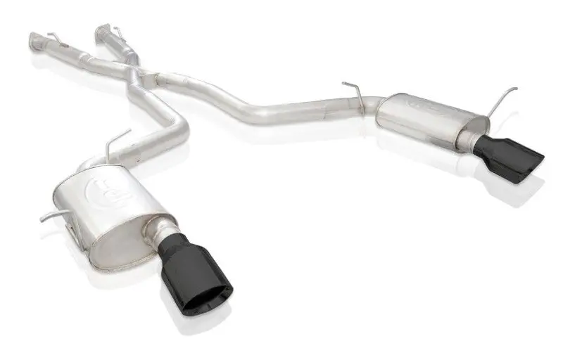 Stainless Works 18-19 Dodge Durango 6.4L Redline Catback Exhaust W/ Black Tips 1