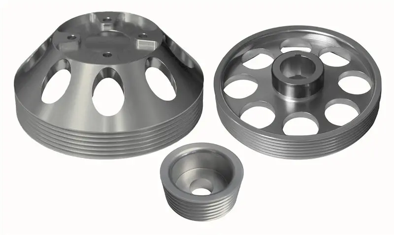 Torque Solution Lightweight Pulley Kit For Hyundai Genesis Coupe 3.8L (2010–2012) – Crank, Wp & Alternator 1