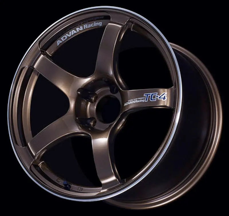 Advan Tc4 Umber Bronze Metallic Alloy Wheel – 15X6.0", +38 Offset, 4X100 Pcd 1